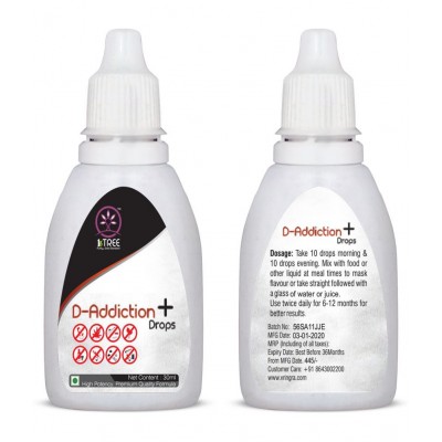 1 Tree Anti Addiction Drops - Daddiction Drops - Nasha Mukti Dawa - Stop Addiction 30 gm Multivitamins Capsule 1 Tree Anti Addiction Drops - Daddiction Drops - Nasha Mukti Dawa - Stop Addiction 30 gm Multivitamins Capsule
