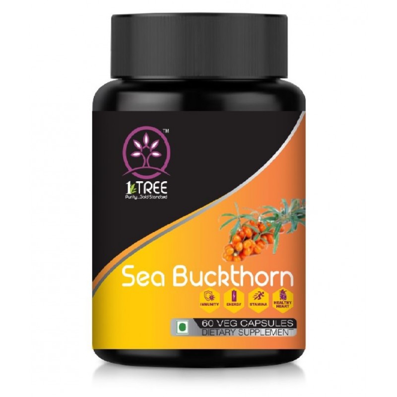 1 Tree Sea Buckthorn Capsules-60 gm Natural Multivitamins Capsule