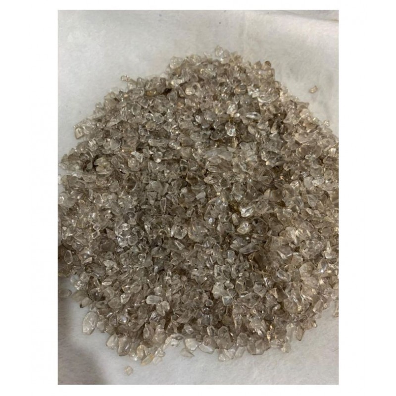 100GM Brown Smokey Quartz Natural Agate Chips Stone