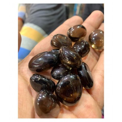 100GM Brown Smokey Quartz Natural Agate Tumble Stone