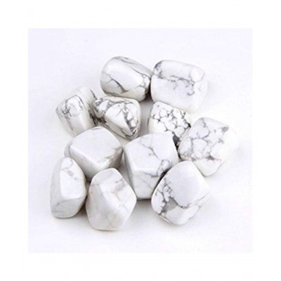 100GM White Howlite Natural Agate Stone Tumble