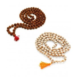 100%PURE TULSI AND RUDRAKSHA MALA