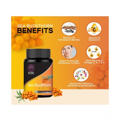 1Tree Sea Buckthorn Capsules âSea Buckthorn Seed Oil Energy Booster 60 gm Natural Multivitamins Capsule 1Tree Sea Buckthorn Capsules âSea Buckthorn Seed Oil Energy Booster 60 gm Natural Multivitamins Capsule
