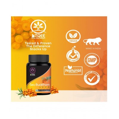 1Tree Sea Buckthorn Capsules âSea Buckthorn Seed Oil Energy Booster 60 gm Natural Multivitamins Capsule 1Tree Sea Buckthorn Capsules âSea Buckthorn Seed Oil Energy Booster 60 gm Natural Multivitamins Capsule