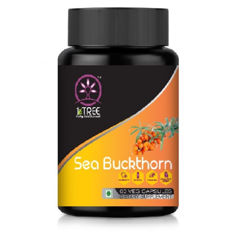 1Tree Sea Buckthorn Capsules âSea Buckthorn Seed Oil Energy Booster 60 gm Natural Multivitamins Capsule 1Tree Sea Buckthorn Capsules âSea Buckthorn Seed Oil Energy Booster 60 gm Natural Multivitamins Capsule