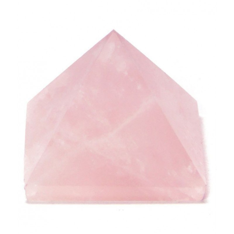 2 Inches Rose Quartzs Natural Agate Stone Pyramid