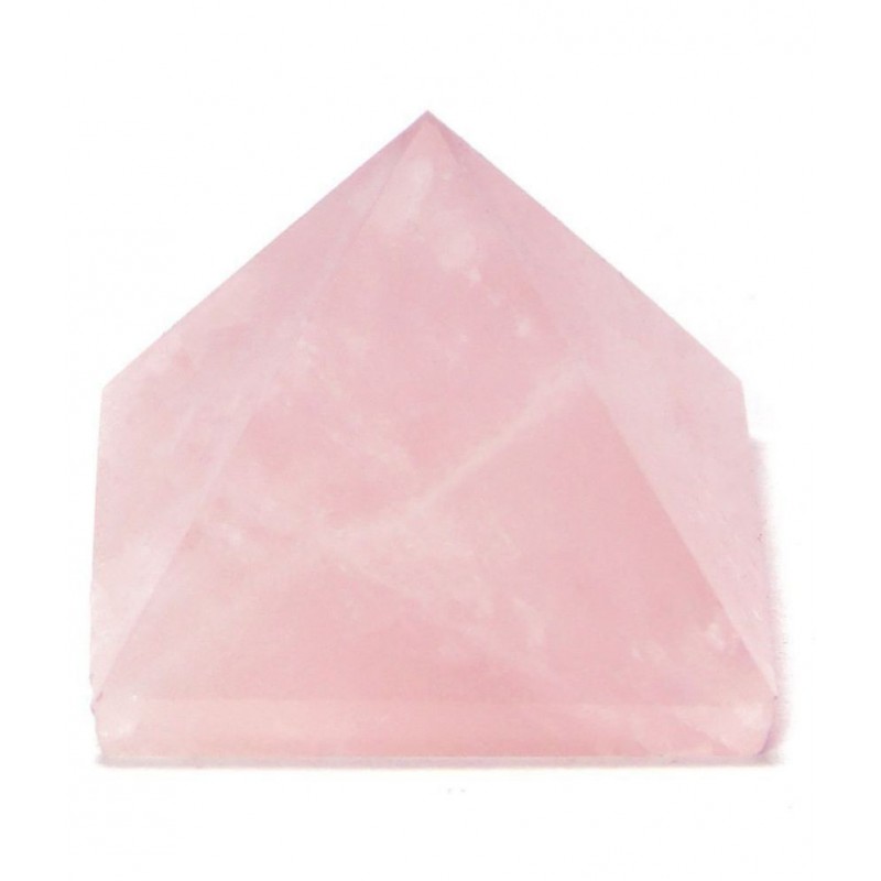 2 Inches Rose Quartzs Natural Agate Stone Pyramid