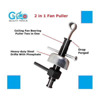 2 in 1 Heavy Bearing Fan Puller Lever Tool (14 cm)