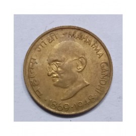 20 Paise Coin of Mahatma Gandhi