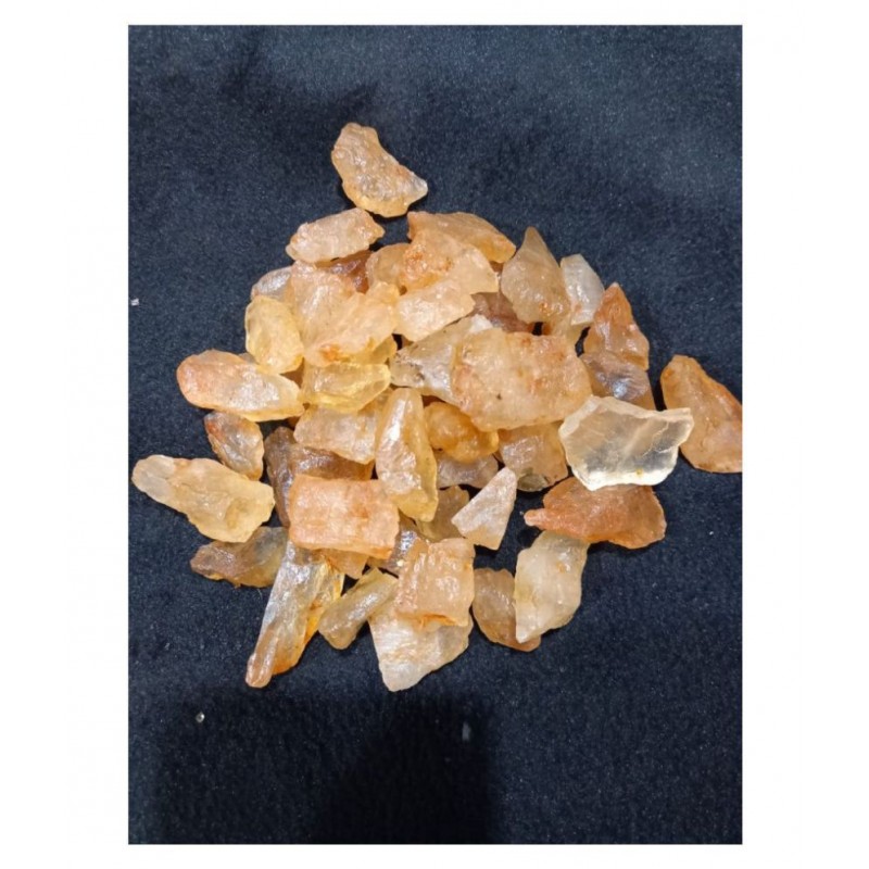 250GM Yellow Citrine Natural Agate Stone Rough