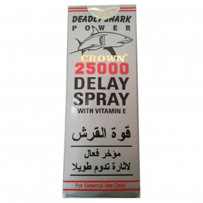 CROWN Deadly Shark 25000 Delay Spray for men, Timing spray for men