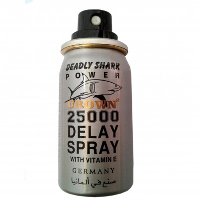 CROWN Deadly Shark 25000 Delay Spray for men, Timing spray for men