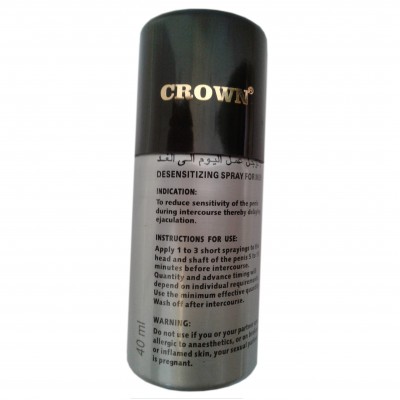 CROWN Deadly Shark 25000 Delay Spray for men, Timing spray for men