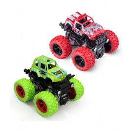 2pcs-Mini Monster Truck Pull Back Cars Toys, 360 Degree Stunt car Friction Powered Cars Push go Truck for Toddlers Kids Gift ( Pack of 1 Car ) ( Multicolor ) 2pcs-Mini Monster Truck Pull Back Cars Toys, 360 Degree Stunt car Friction Powered Cars Push go Truck for Toddlers Kids Gift ( Pack of 1 Car ) ( Multicolor )