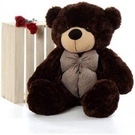 3 Feet Teddy Bear Cute and Soft, Color: Coffee 3 Feet Teddy Bear Cute and Soft, Color: Coffee