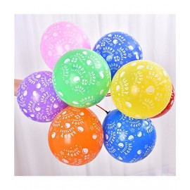 30 Happy Birthday Printed Balloon (Multicolor) 30 Happy Birthday Printed Balloon (Multicolor)