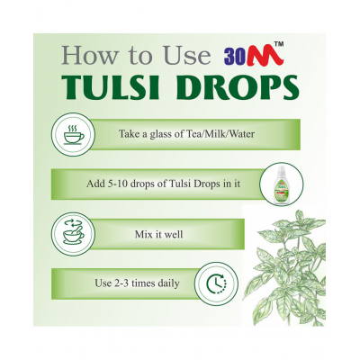 30M 30M Tulsi Drops Liquid 20 ml Pack Of 1