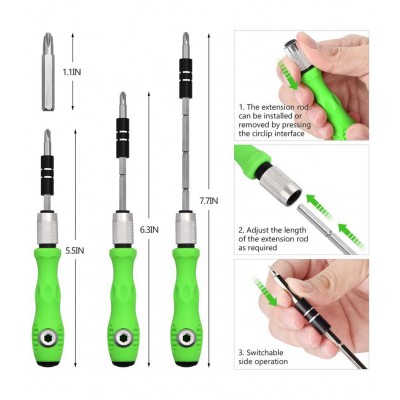 32 in 1 Interchangeble Multipurpose Mini Screwdriver Set Magnetic Slot Wrench Bi 30 Pcs Screwdriver Set