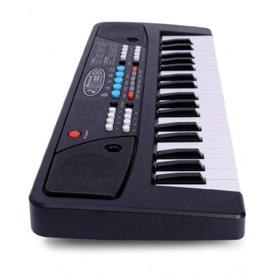 37 Key Piano Keyboard Toy with DC Power Option, Recording and Mic (Multicolor)