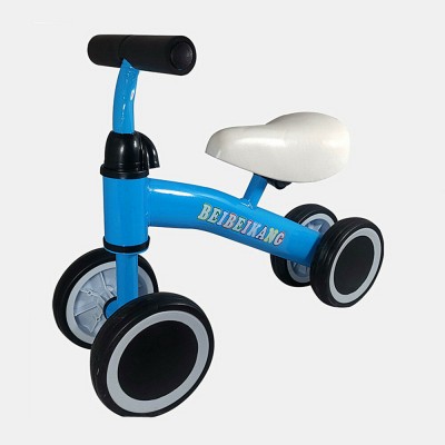 4 Wheel Kids Adjustable Tricycle Baby Toddler Balance Bike Push Scooter Walker Bicycle for Balance Training for 18 Mouths to 2/3/4/5 Year Old Boys&Girls Gifts