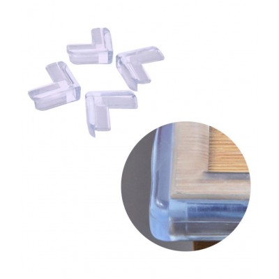4pcs Kids Baby Safety Transparent Protector Cover Table Corner Guards