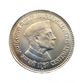 5 RUPEE BIG COIN JAWAHARLAL NEHRU FOR COLLECTION