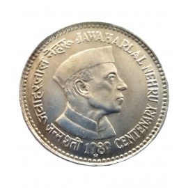 5 RUPEE BIG COIN Jawaharlal Copper-Nickel