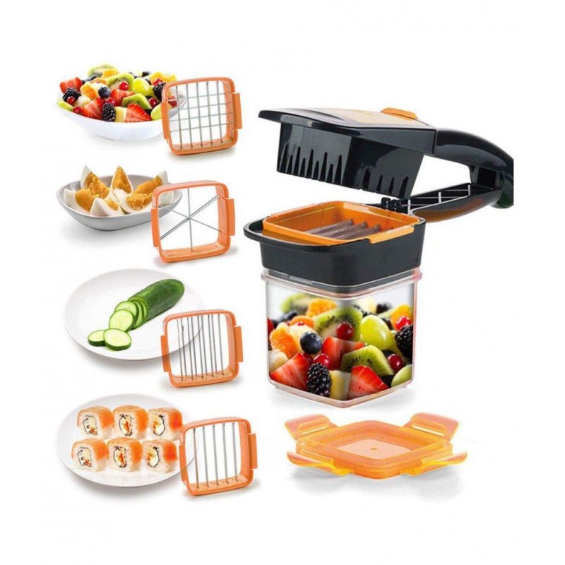 5 in 1 Chopper Nicer Dicer Slicer Vegetable & Fruit Slicer Cutter, Dicer Vegetable & Fruit Slicer