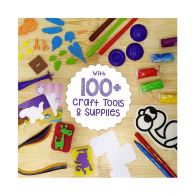 5-in-1 awesome craft kit - creative toy & diy set for kids - 5 years and above