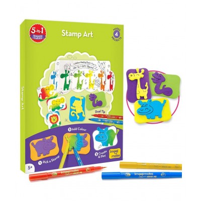 5-in-1 awesome craft kit - creative toy & diy set for kids - 5 years and above