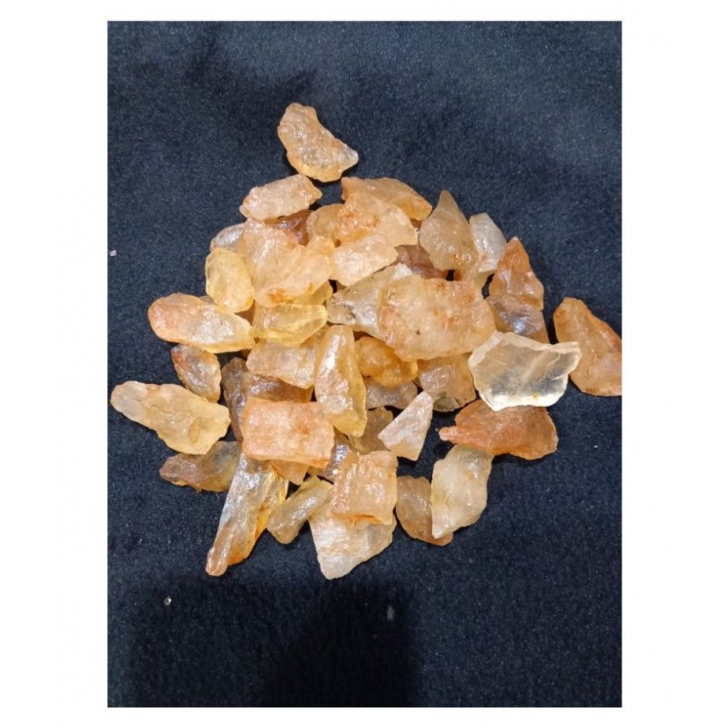 500GM Yellow Citrine Natural Agate Stone Rough