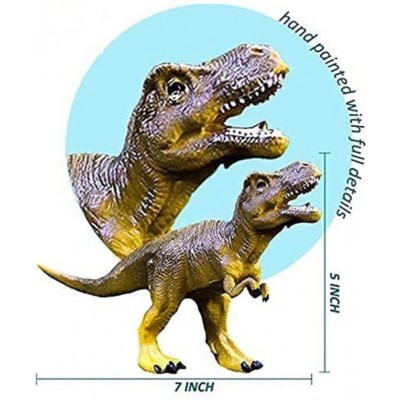 6 Realistic Jurassic Colossal Dinosaur Figures Animal Playset Best for School Classroom Projects, Play time for Kids and Birthday Presents
