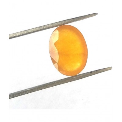 6.20 Carat Natural Certified Yellow Sapphire Stone
