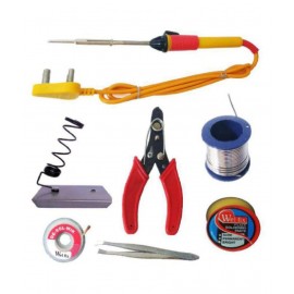 7 in 1 tools hardware Soldering Iron Kit For DIY/Craft Work (Soldering Iron Heating Time 10 to 15 mins.)