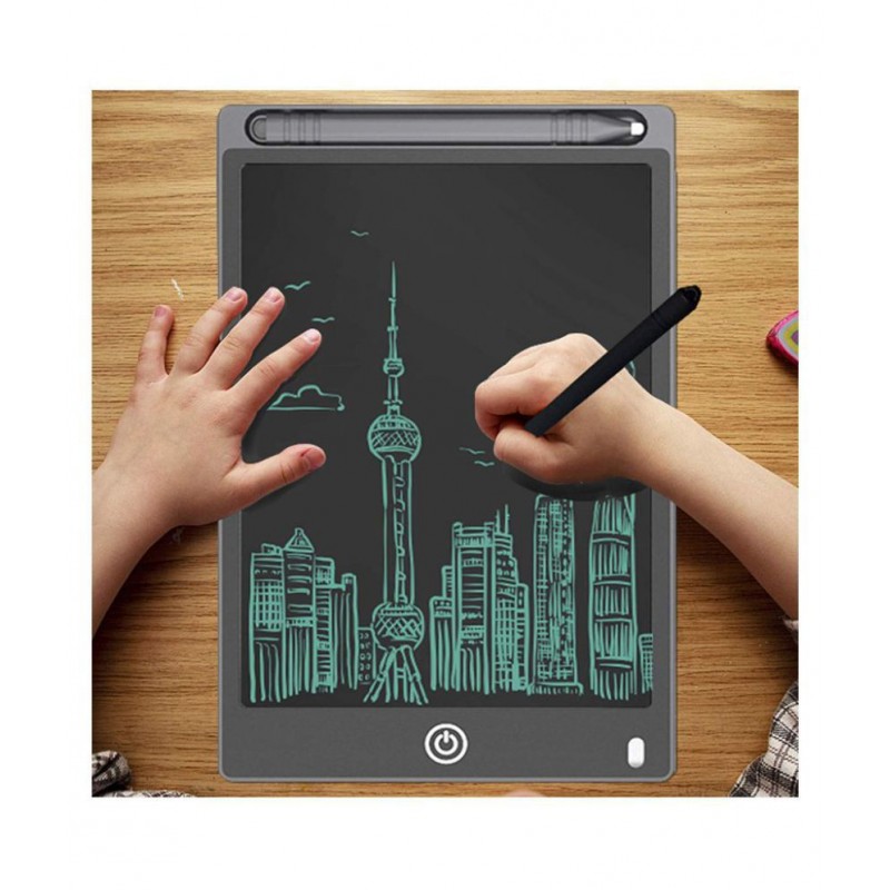 8.5 Inch LCD Writing Tablet Pad, Handwriting Drawing E Writer Board with Erase Button | Suitable for Kids and Adults - Pack of 1
