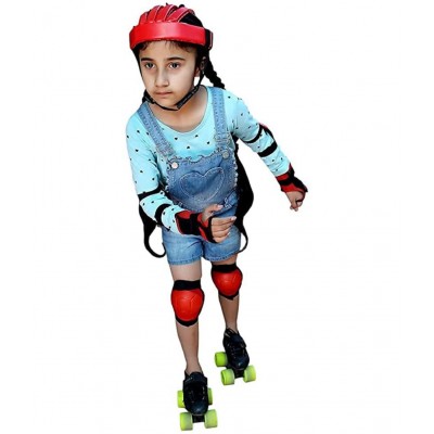 A1VK Kids Safety Protective Guard Cycling ,Skating Protection Guard Set.Colour May Vary(Head, Knee, Elbow & Palm Guard; Set of 7 Pcs)