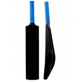 A1VK Ultra Hard Plastic PVC Full Size Cricket Bat Black.