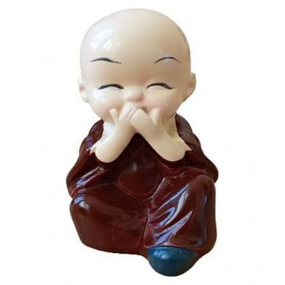 AARCH Buddha Monks Statues Resin Buddha Idol 5 x 4 cms Pack of 1
