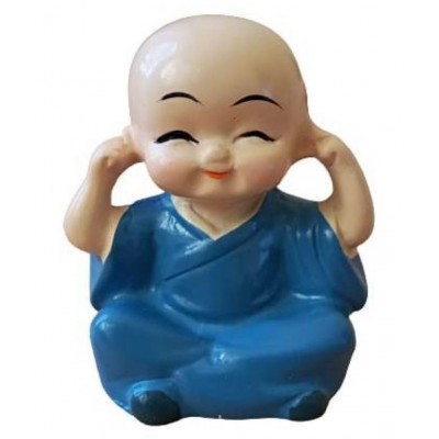 AARCH Buddha Monks Statues Resin Buddha Idol 5 x 4 cms Pack of 1