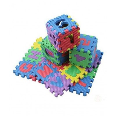 ABC and Alpha-Numeric Floor Puzzle Thick Foam Play EVA PU Mats for Kids, 36 Pieces (Multicolor) ABC and Alpha-Numeric Floor Puzzle Thick Foam Play EVA PU Mats for Kids, 36 Pieces (Multicolor)
