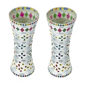 AFAST Glass Table Vase 24 cms - Pack of 2