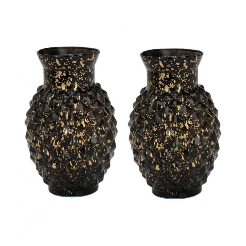 AFAST Glass Table Vase 8 cms - Pack of 2