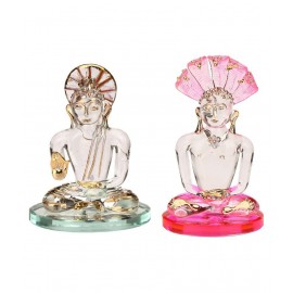 AFAST Multicolour Glass Figurines - Pack of 2
