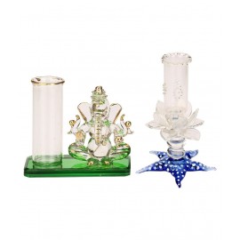 AFAST Multicolour Glass Figurines - Pack of 2