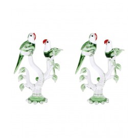 AFAST Multicolour Glass Figurines - Pack of 2