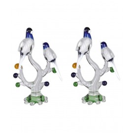 AFAST Multicolour Glass Figurines - Pack of 2