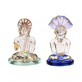 AFAST Multicolour Glass Figurines - Pack of 2