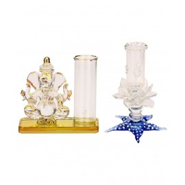 AFAST Multicolour Glass Figurines - Pack of 2