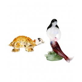 AFAST Multicolour Glass Figurines - Pack of 2