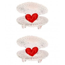 AFAST Multicolour Glass Figurines - Pack of 2